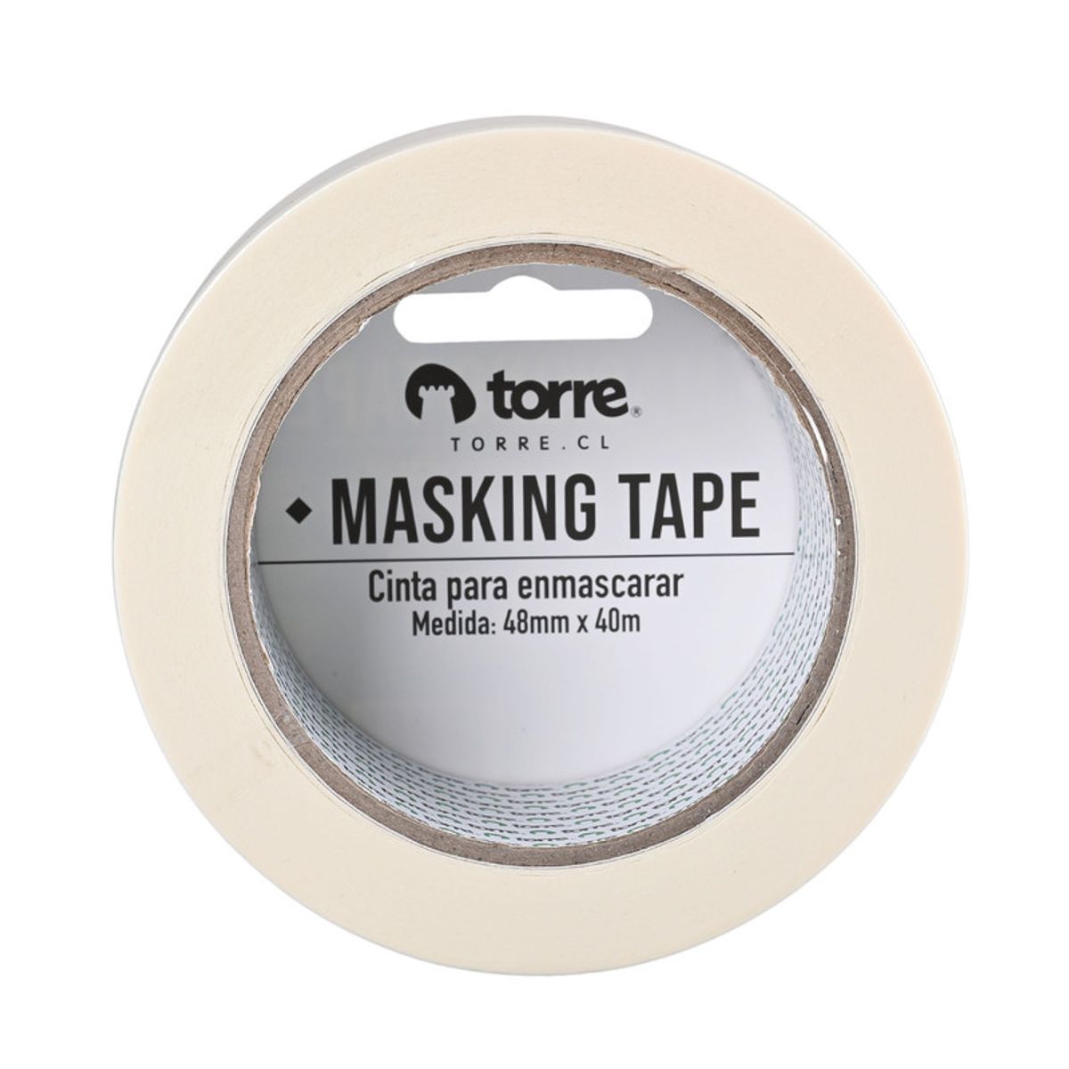 TORRE - CINTA MASKING CREMA 48MMX40M TORRE