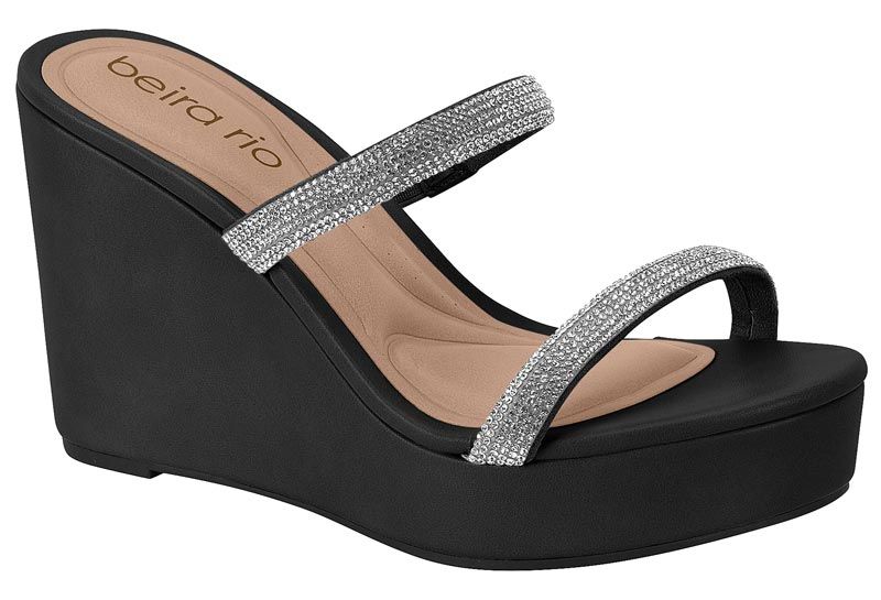 Sandalia Taco Negro