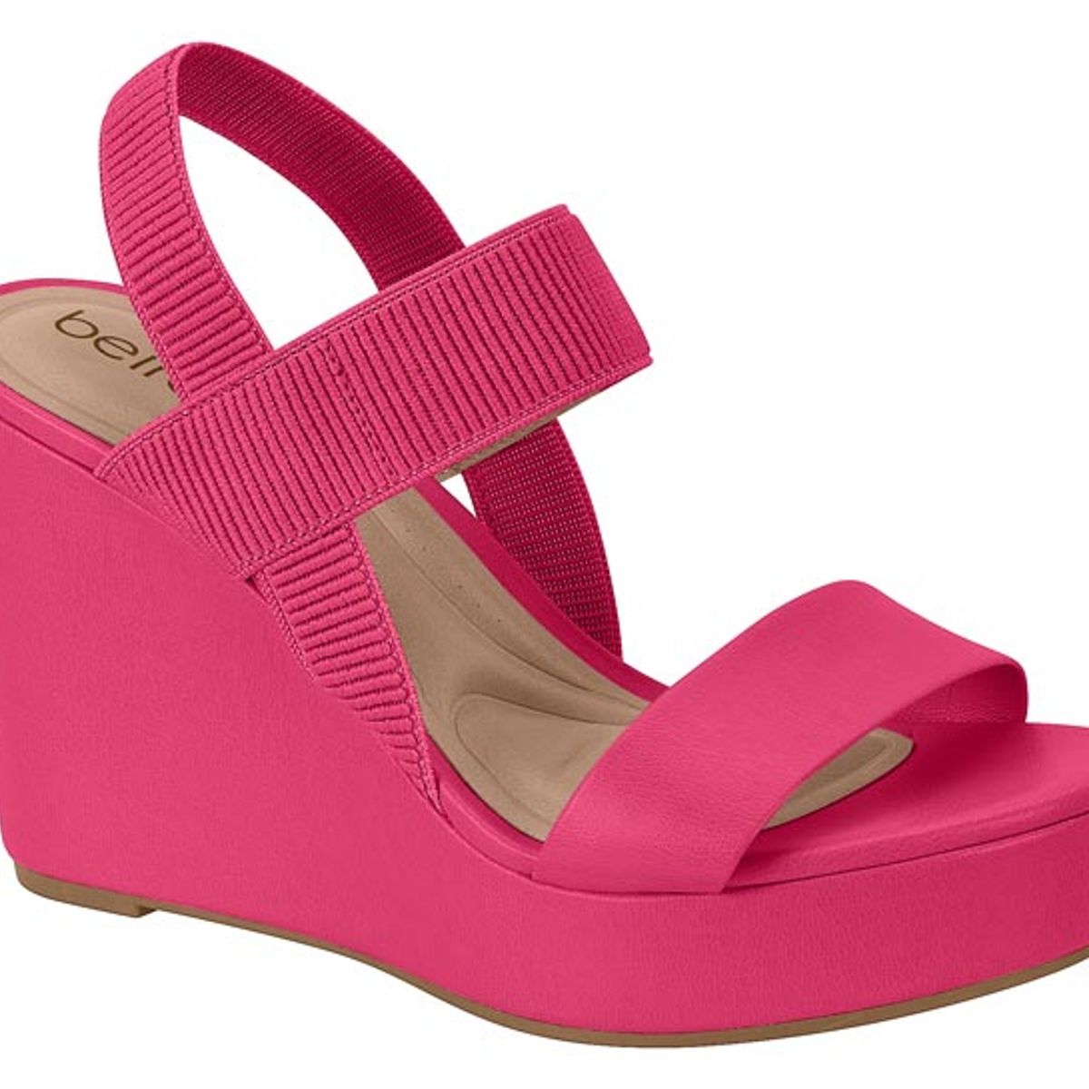 BEIRA RIO - Sandalia Taco Beira Rio Fucsia
