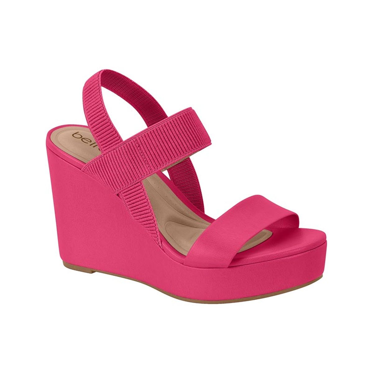 BEIRA RIO - Sandalia Taco Beira Rio Fucsia