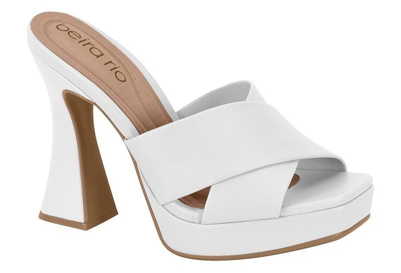 Sandalia Taco Blanco