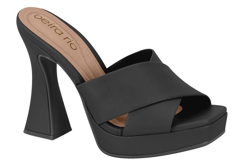 Sandalia Taco Negro