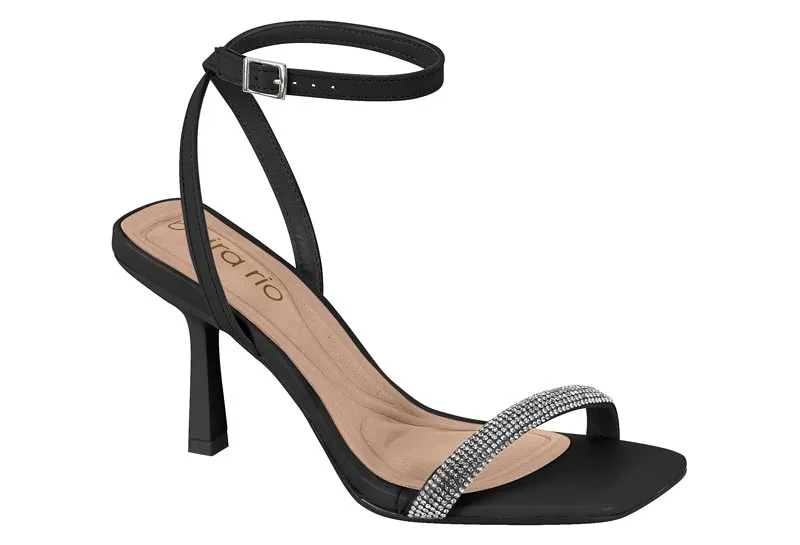 Sandalia Taco Negro