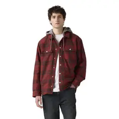 LEVIS - Chaqueta Hombre Francisco Sherpa Flannel Café
