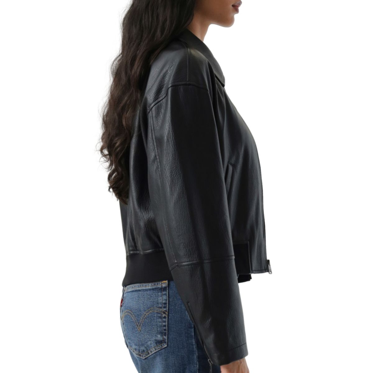 LEVIS - Chaqueta Mujer Shrunken Bomber Negro Levis