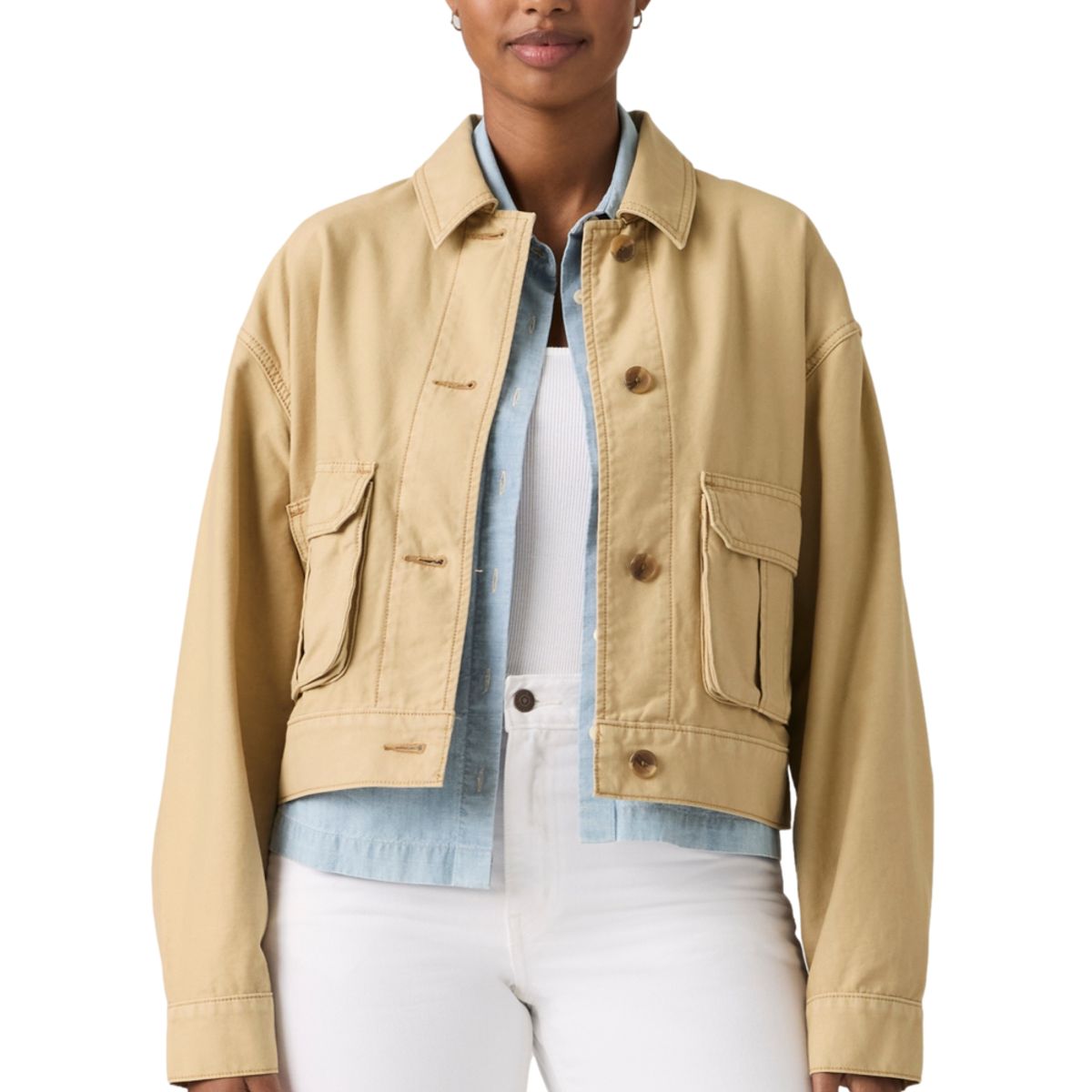 LEVIS - Chaqueta Mujer Marlowe Utility Heritage Beige Levis