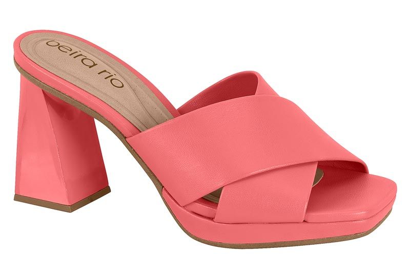 Sandalia Taco Coral