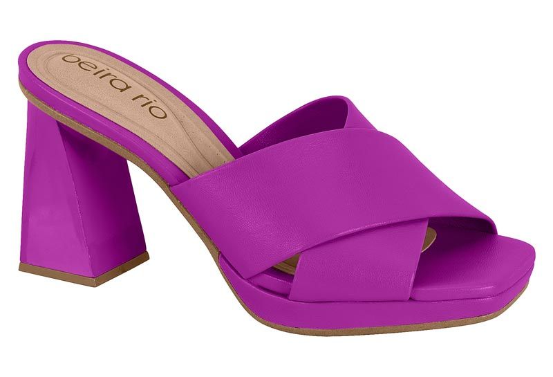 Sandalia Taco Fucsia