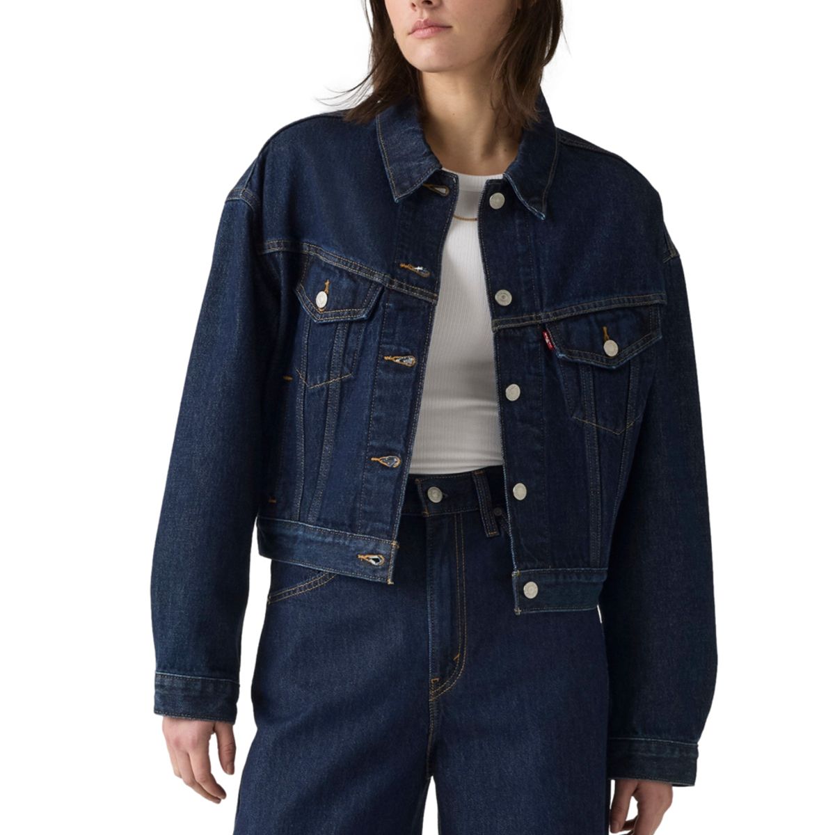 LEVIS - Chaqueta Mujer Shrunken 90s Trucker Azul Levis