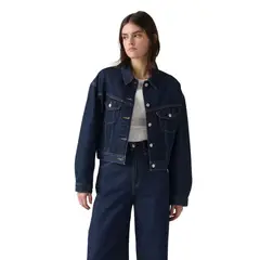 LEVIS - Chaqueta Mujer Shrunken 90s Trucker Azul