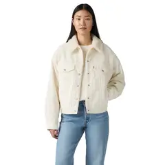 LEVIS - Chaqueta Mujer 90s Sherpa Trucker Beige