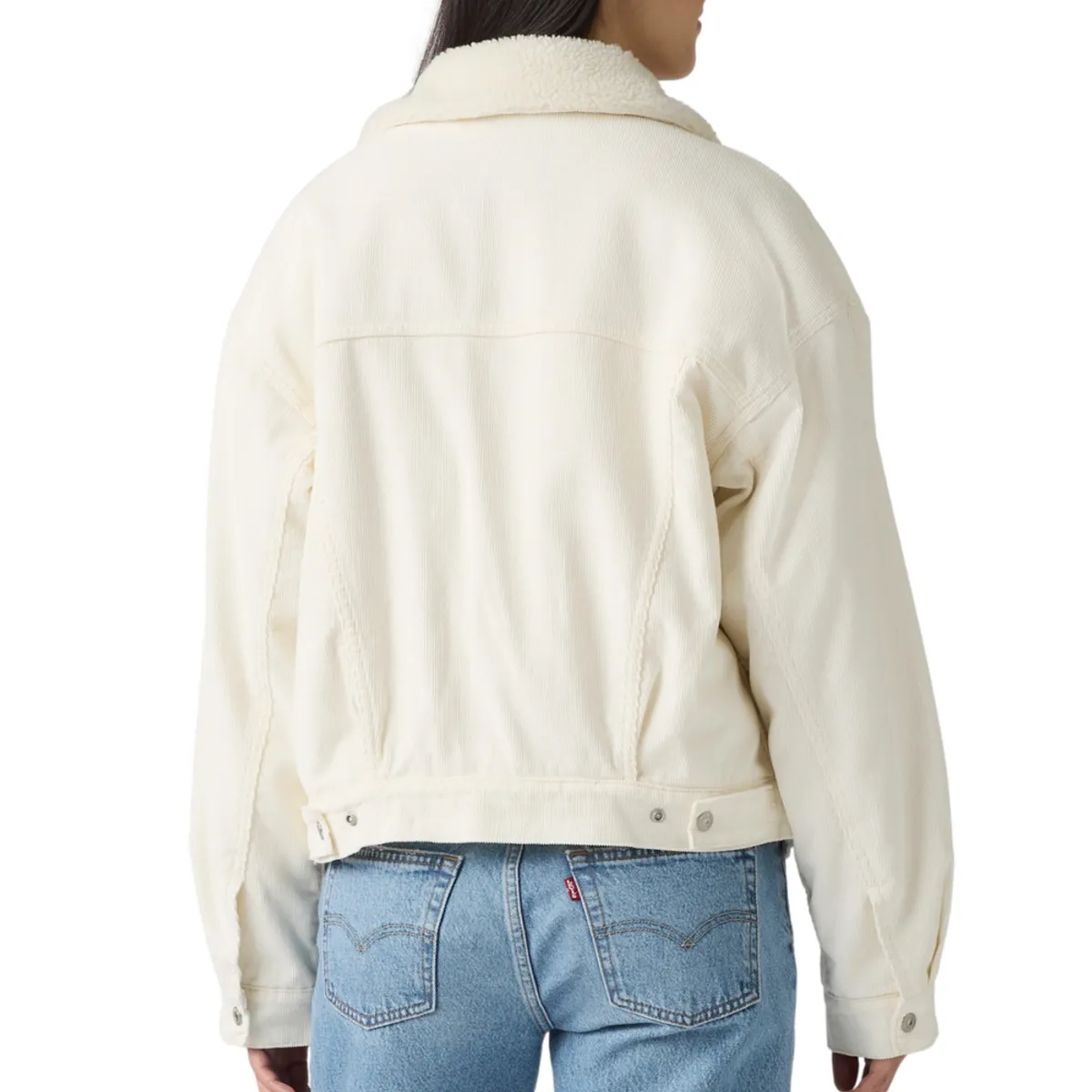 LEVIS - Chaqueta Mujer 90s Sherpa Trucker Beige Levis