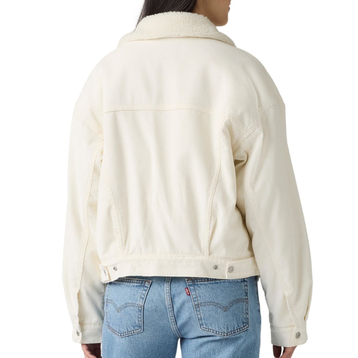 LEVIS - Chaqueta Mujer 90s Sherpa Trucker Beige Levis