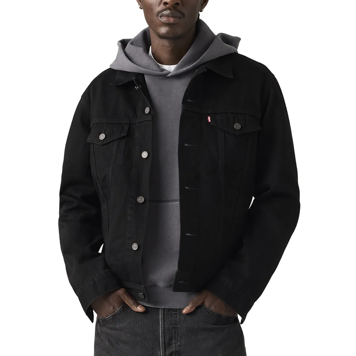 LEVIS - Chaqueta Hombre The Trucker Negro Levis