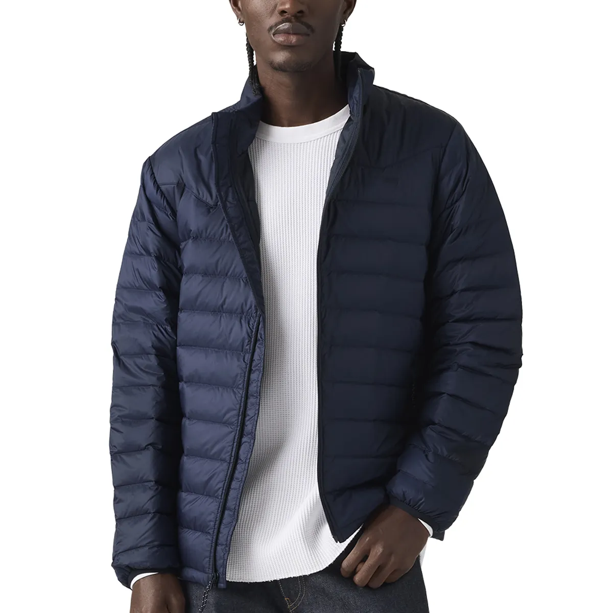 LEVIS - Chaqueta Hombre Devin Down Packable Azul Levis