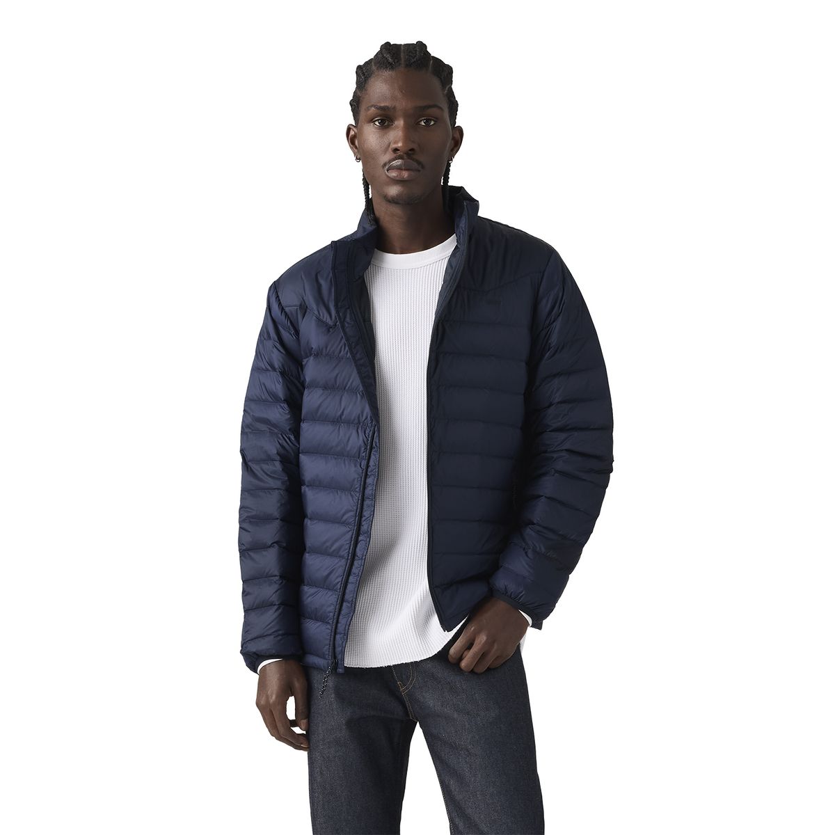 LEVIS - Chaqueta Hombre Devin Down Packable Azul Levis
