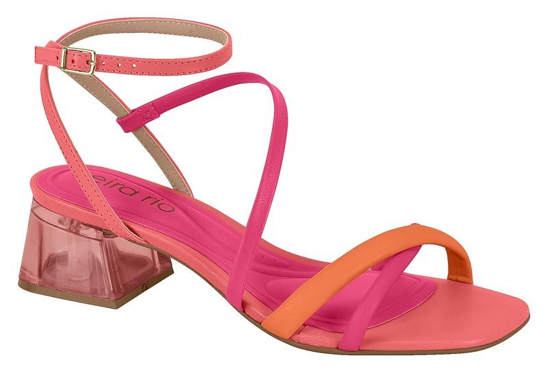 Sandalia Taco Coral
