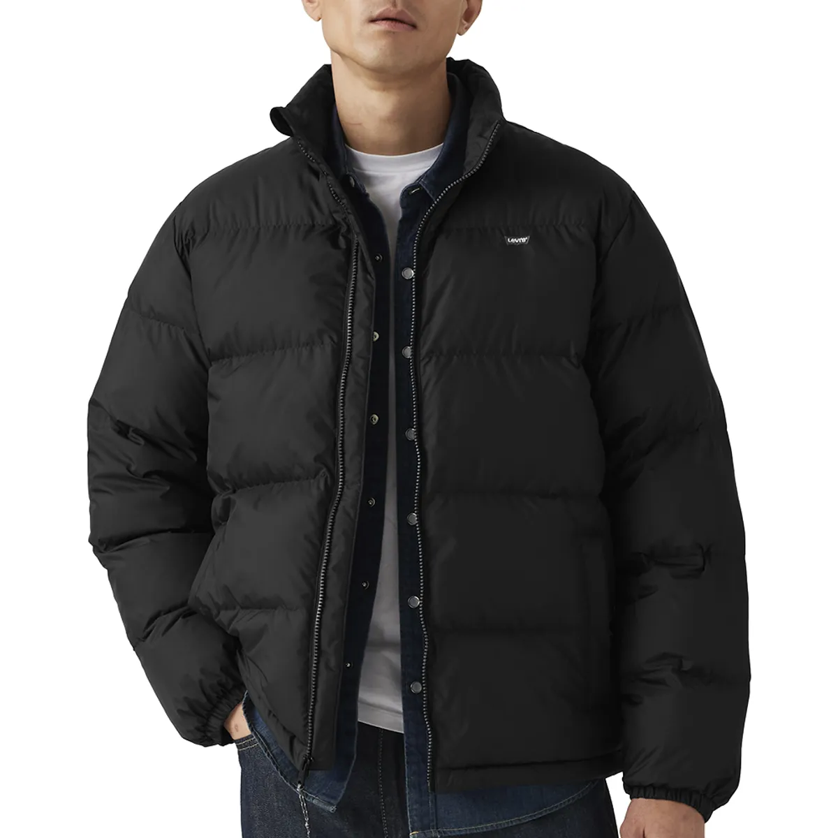 LEVIS - Chaqueta Hombre Piedmont Short Puffer Negro Levis
