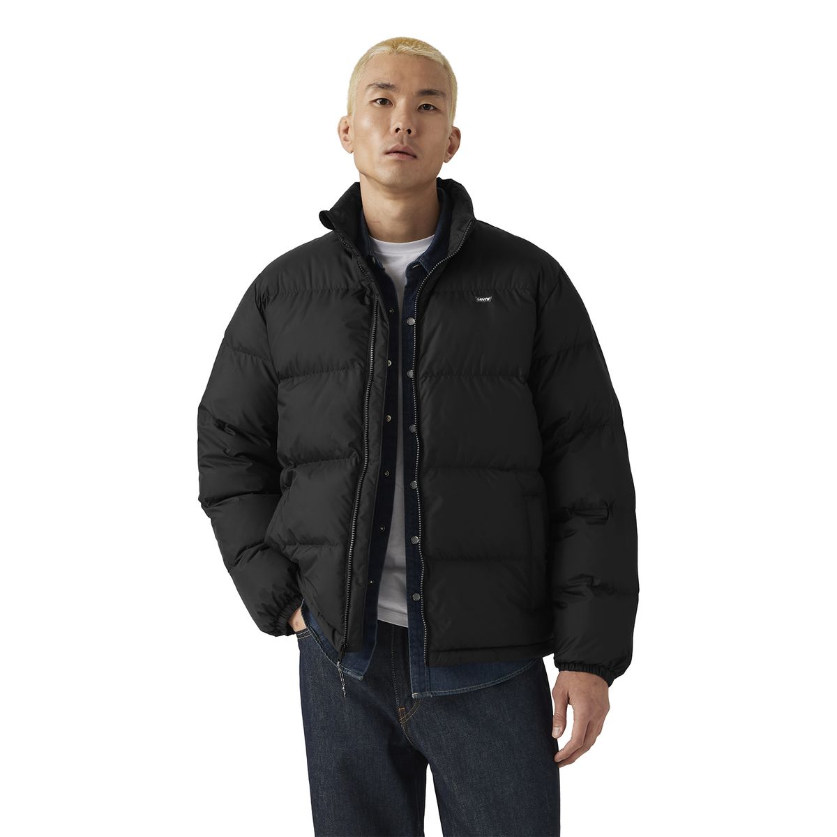 LEVIS - Chaqueta Hombre Piedmont Short Puffer Negro Levis