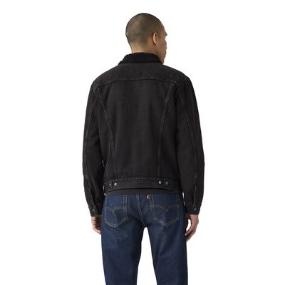 Imagen 2 del producto Chaqueta Hombre Type 3 Sherpa Trucker Negro