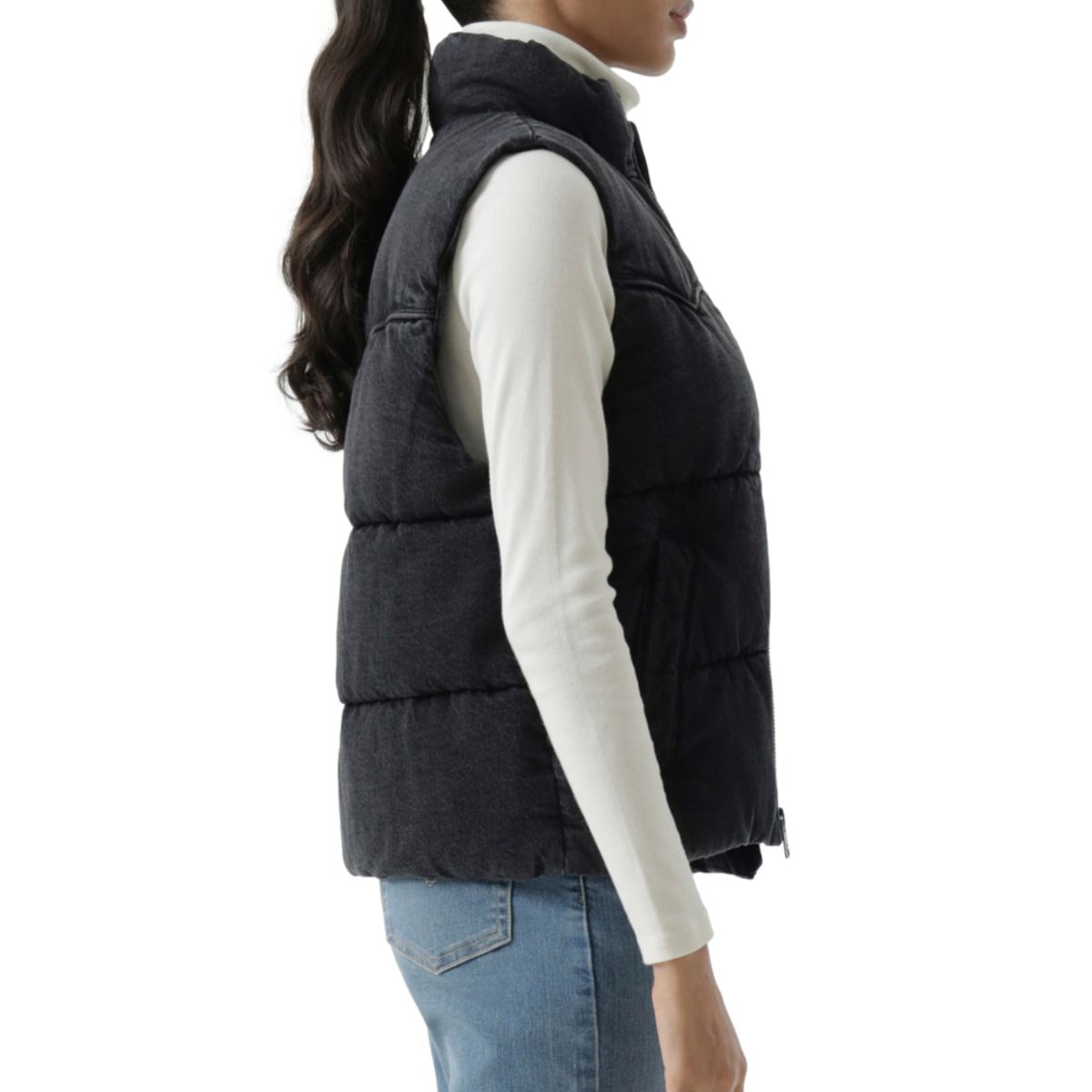 LEVIS - Chaqueta Mujer Western Puffer Vest Negro Levis