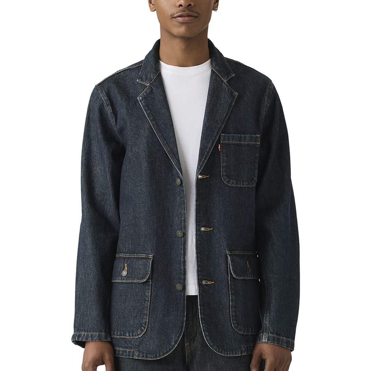 LEVIS - Chaqueta Hombre Presidio Blazer Azul Levis