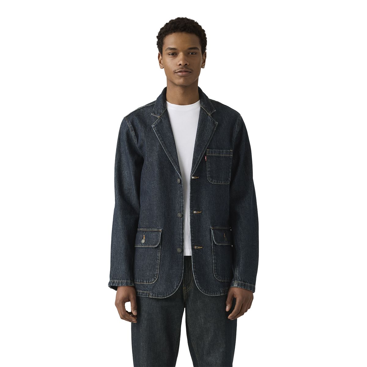 LEVIS - Chaqueta Hombre Presidio Blazer Azul Levis