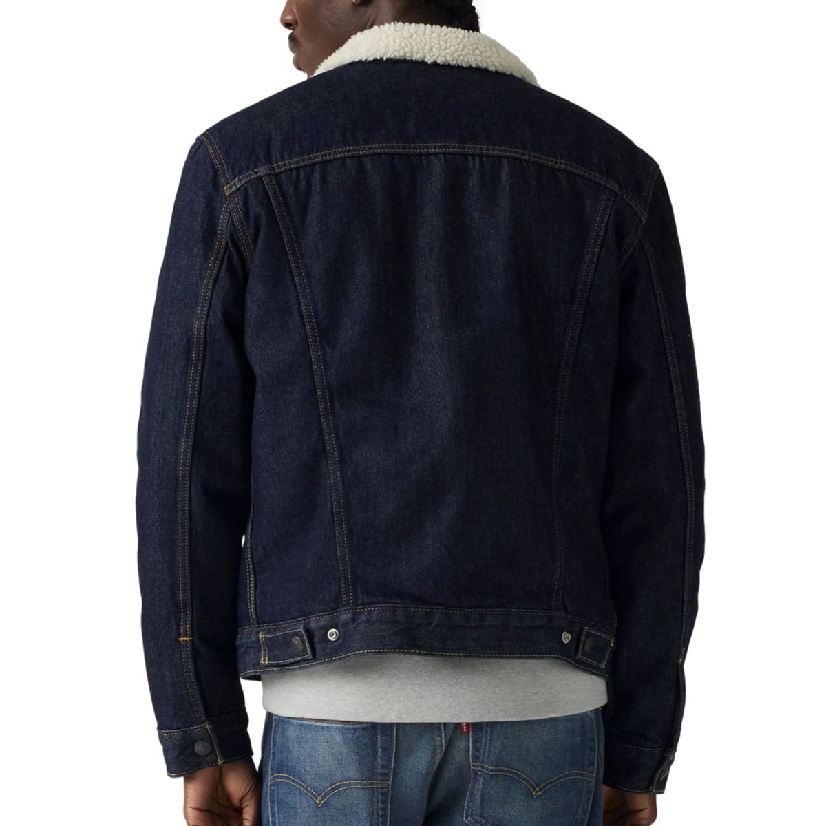 LEVIS - Chaqueta Hombre Type 3 Sherpa Trucker Azul Levis