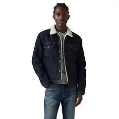 LEVIS - Chaqueta Hombre Type 3 Sherpa Trucker Azul