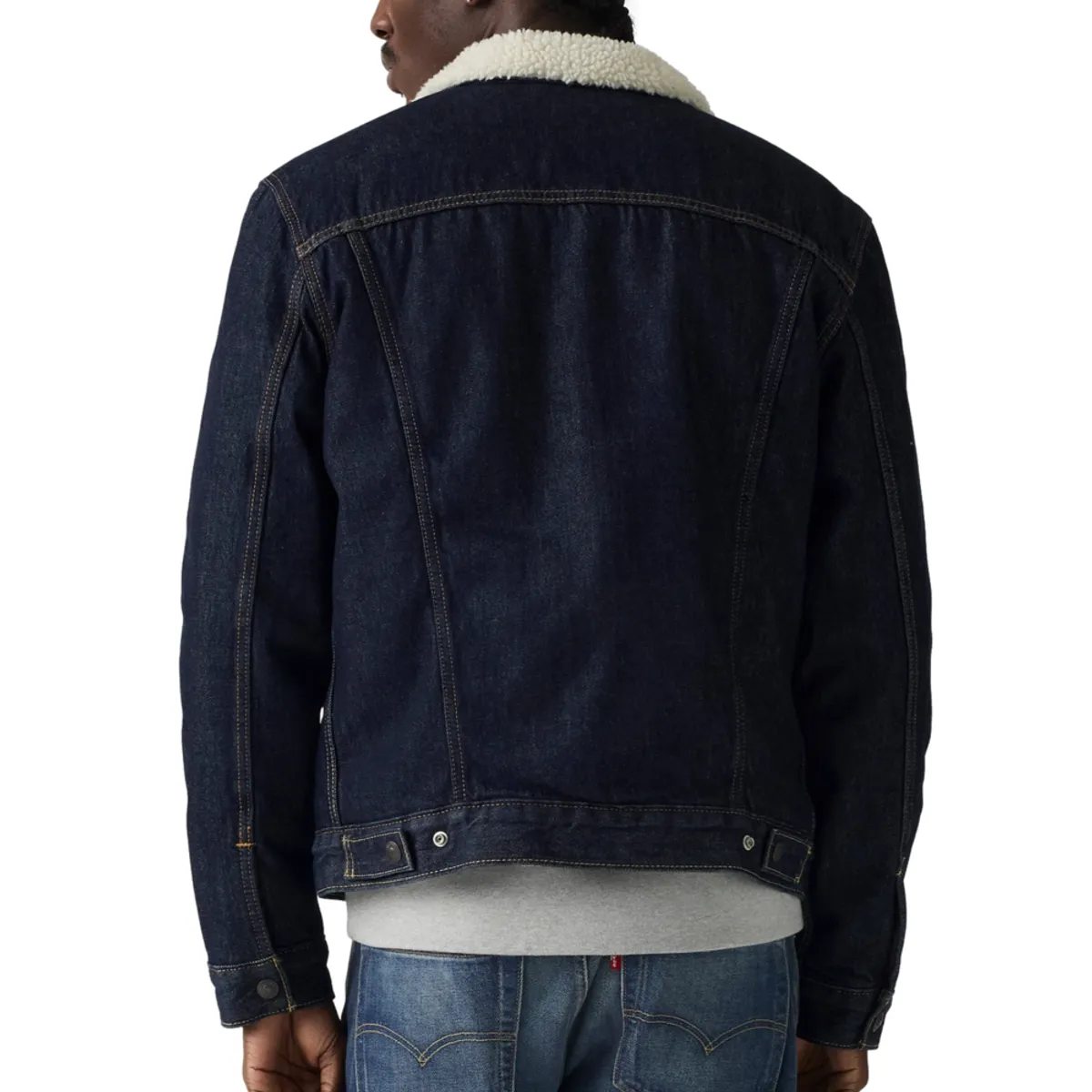LEVIS - Chaqueta Hombre Type 3 Sherpa Trucker Azul Levis