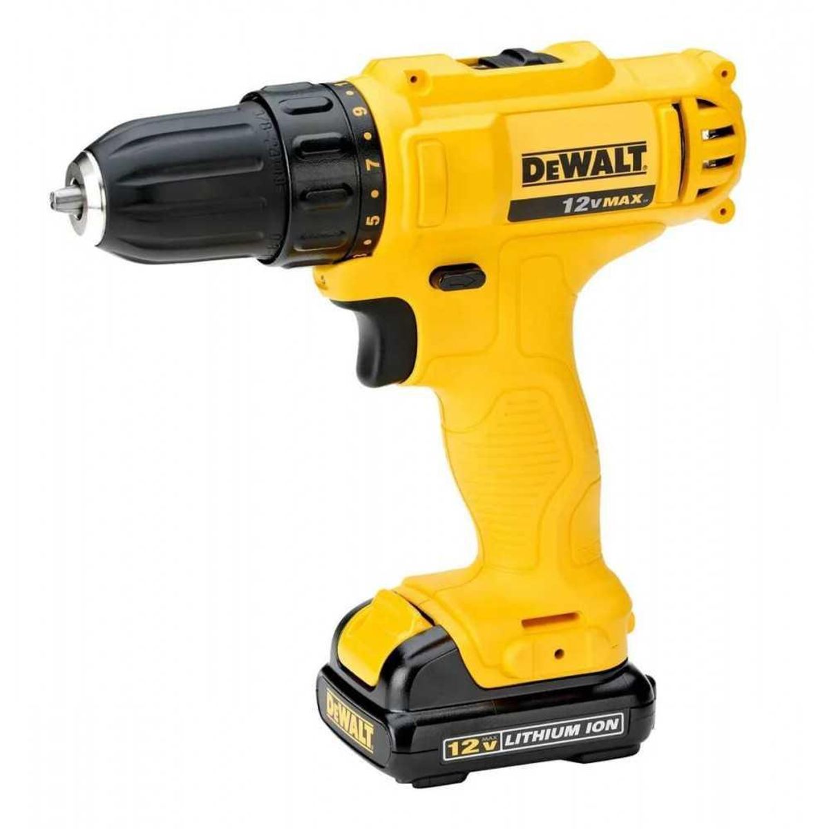 DEWALT - KIT TALADRO ROTACION DEWALT 12V+BAT 13AH+ACC+MALETÍN 15L