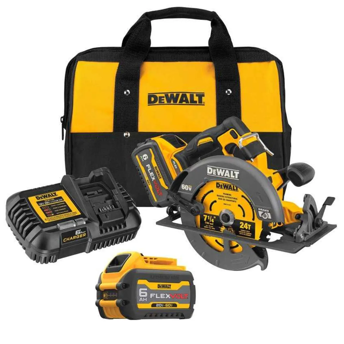 DEWALT - SIERRA CIRCULAR DEWALT 7 14 DCS578T2-B2  60V