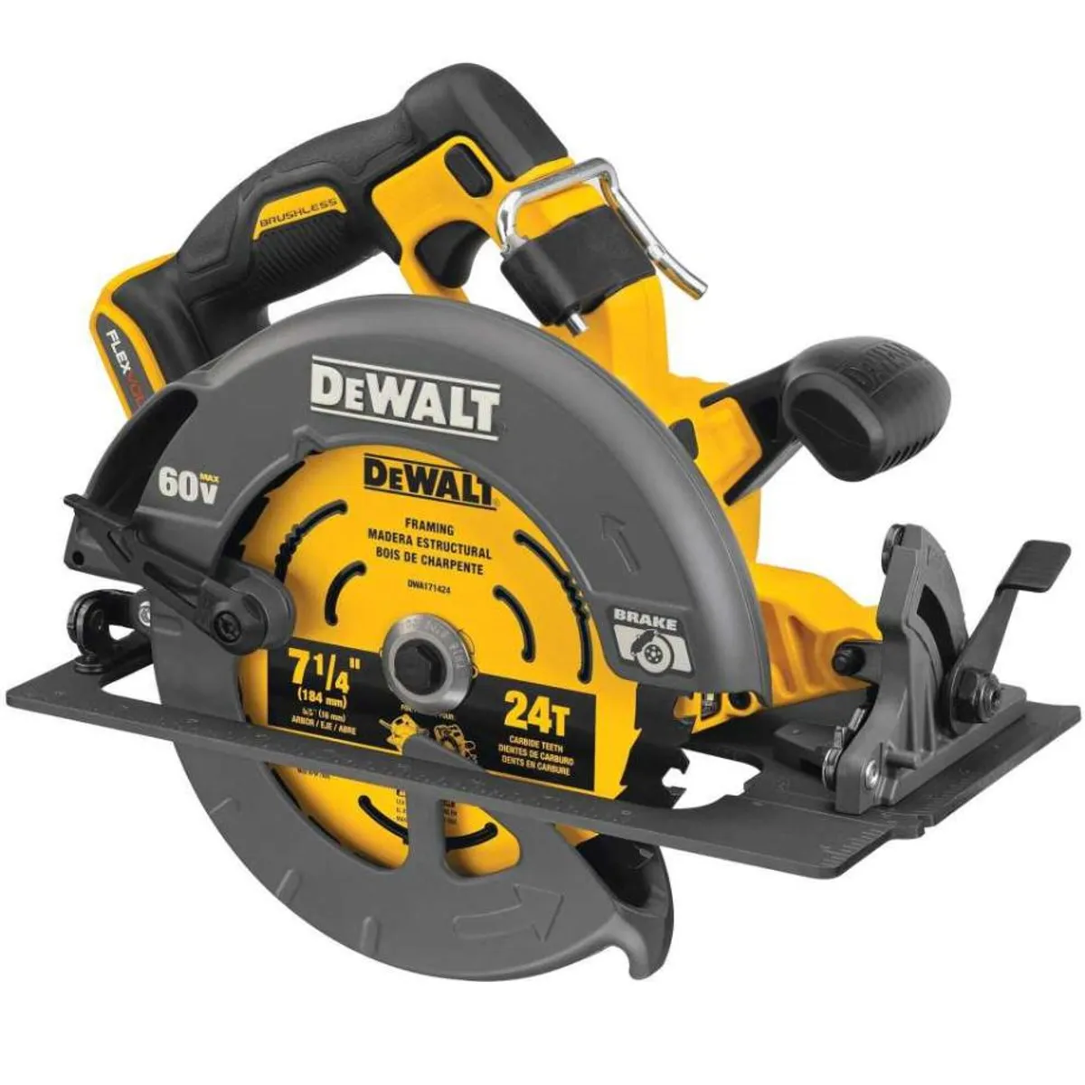 DEWALT - SIERRA CIRCULAR DEWALT 7 14 DCS578T2-B2  60V