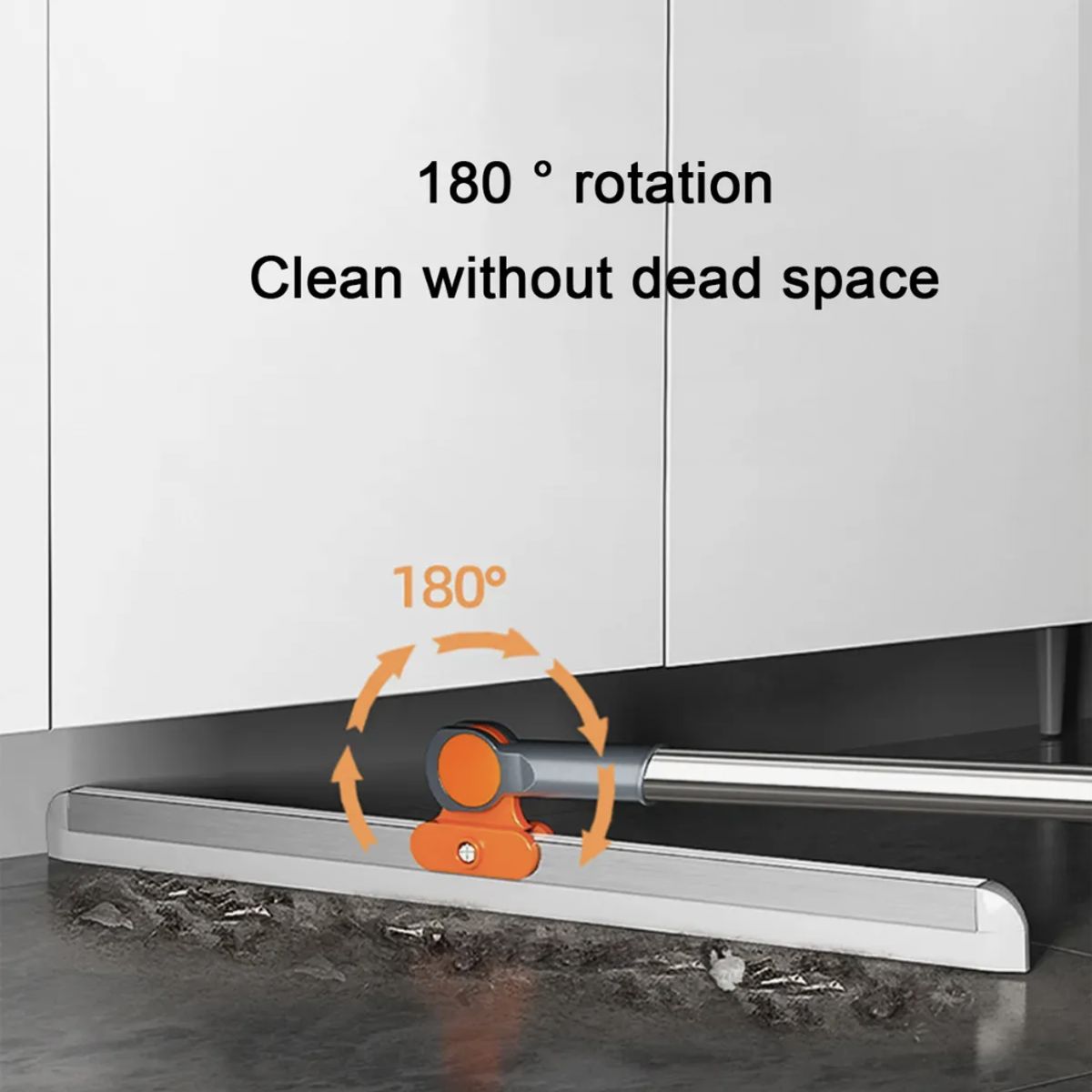 OKAY - Escoba De Goma Con Mango Largo Para Piso Ventana