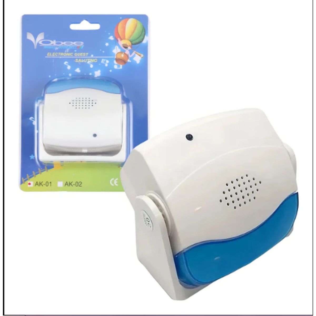 GENERICO - Timbre de alerta de entrada automática con sensor inalámbrico