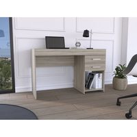 Escritorio Recto 2 Cajones Ibare 75x120x454 Cm Milan