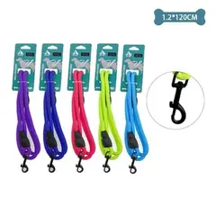 GENERICO - Correa redonda para mascota 12cm12m Color Azul