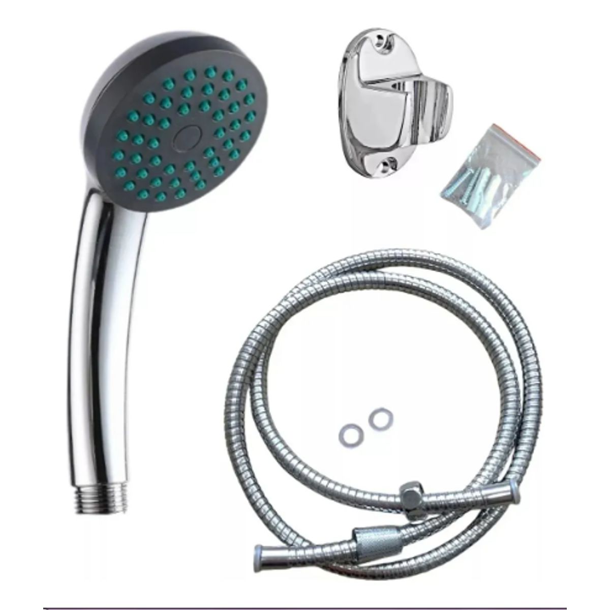 GENERICO - Kit De Ducha Teléfono + Manguera Flexible + Soporte