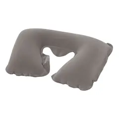 BESTWAY - Almohada inflable gris 37x24x10 cm aterciopelada