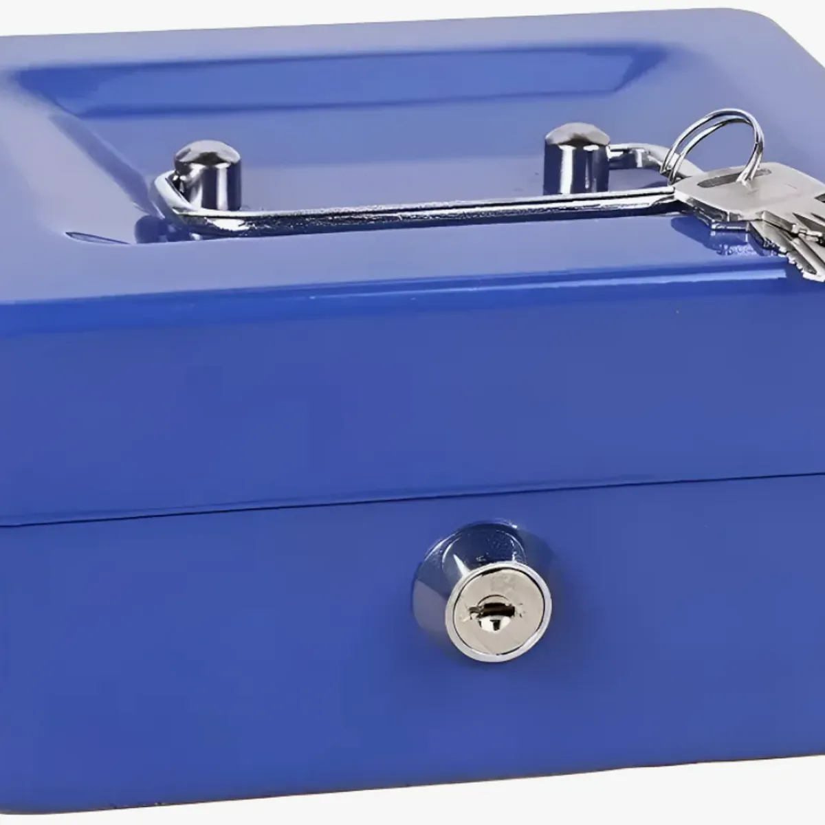 OKAY - Caja Fuerte Metálica Con Llave Para Dinero 20x16x9cm