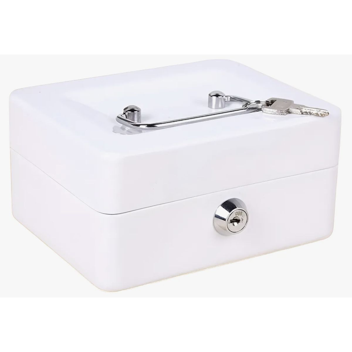 OKAY - Caja Fuerte Metálica Con Llave Para Dinero 20x16x9cm