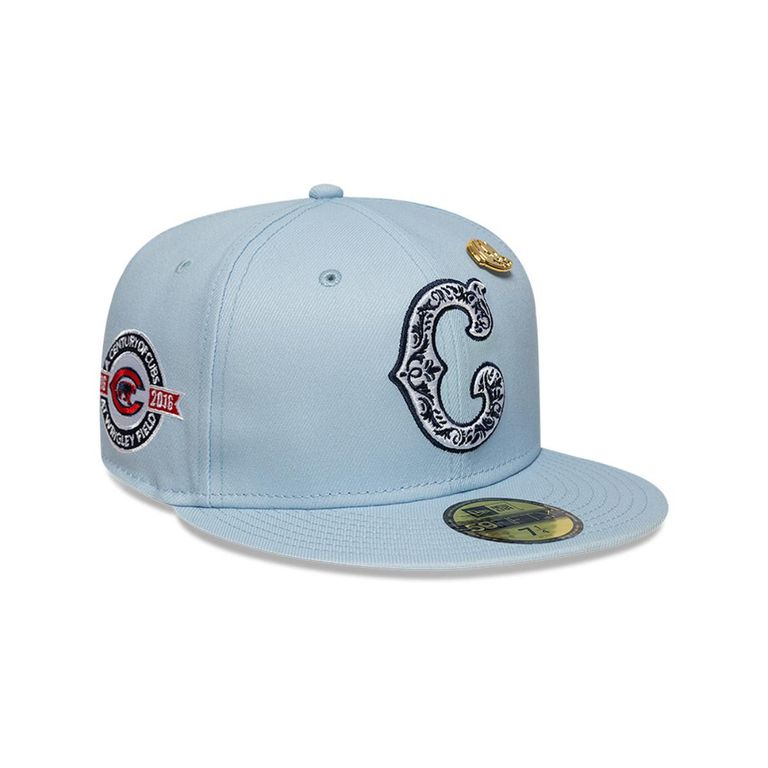 Gorra 59Fifty Chicago Cubs Coops Seasonal Pastel Blue Azul 7