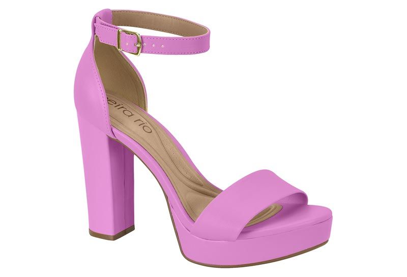 Sandalia Taco Violeta