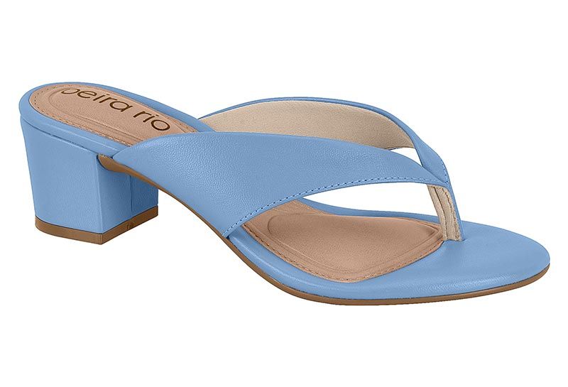 Sandalia Taco Celeste