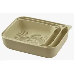 OKAY - Set 3 Cesta De Drenaje Escurridor De Frutas Verduras O Arroz