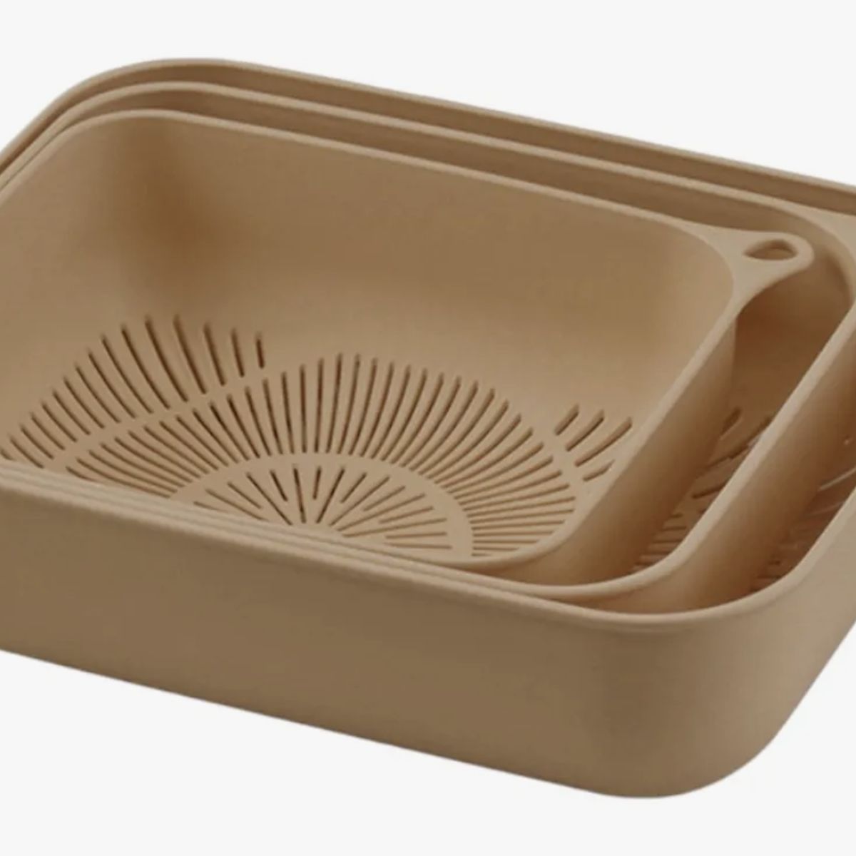OKAY - Set 3 Cesta De Drenaje Escurridor De Frutas Verduras O Arroz