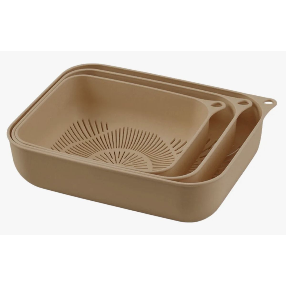 OKAY - Set 3 Cesta De Drenaje Escurridor De Frutas Verduras O Arroz