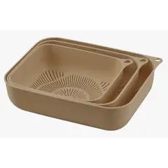 OKAY - Set 3 Cesta De Drenaje Escurridor De Frutas Verduras O Arroz