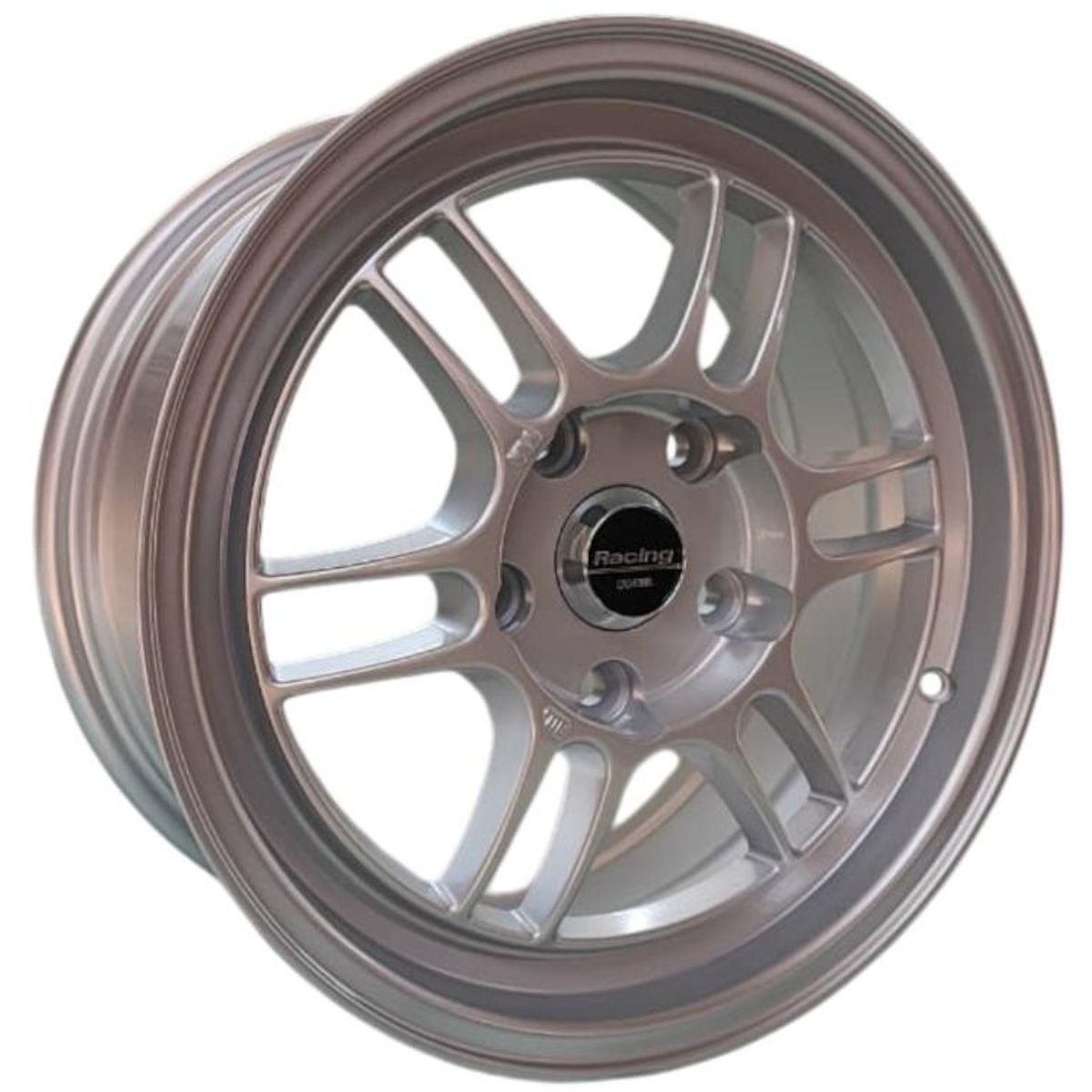 GENERICO - Juego de Llantas 15x7 5x1143 Et38 Silver H603