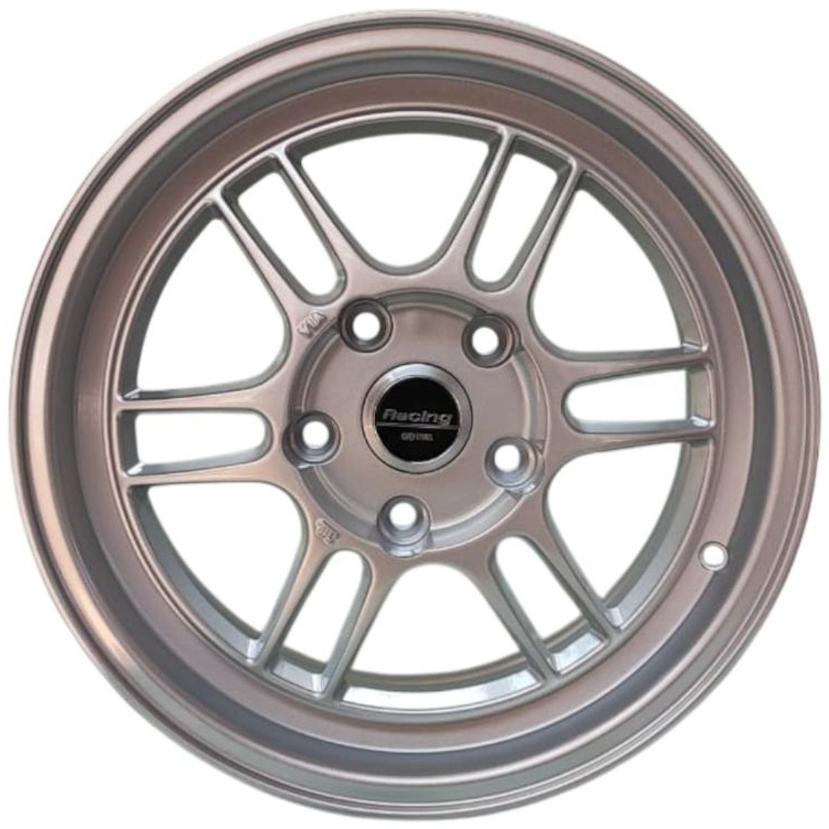 GENERICO - Juego de Llantas 15x7 5x1143 Et38 Silver H603